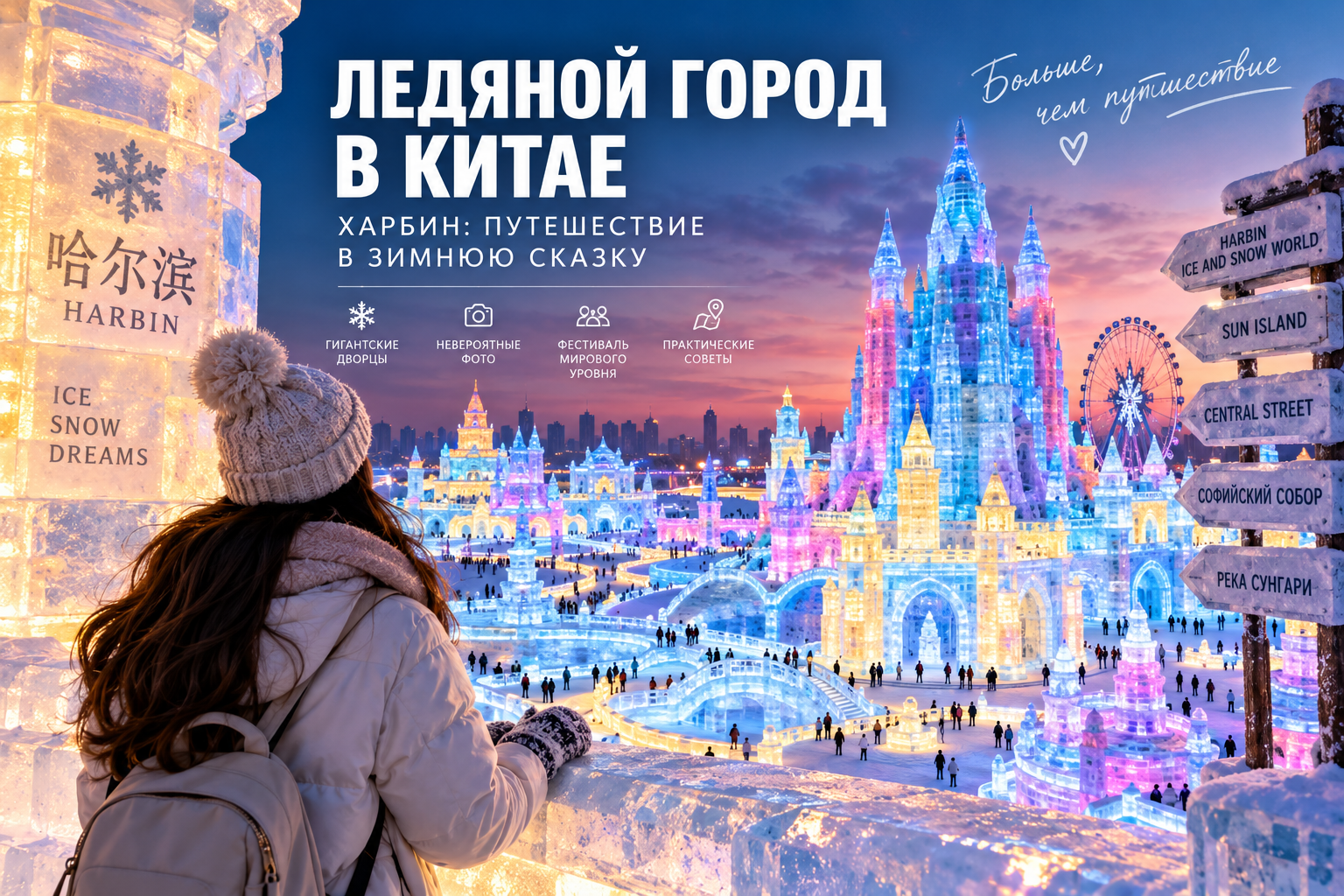 ледяной город Харбин